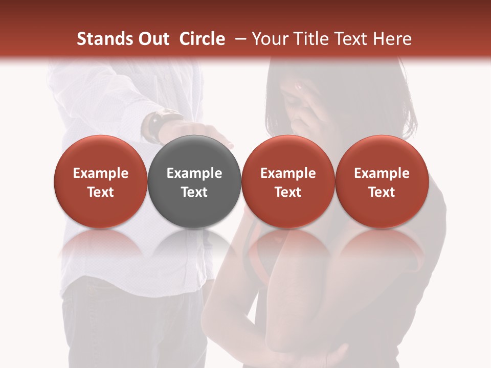 Angry Couple PowerPoint Template