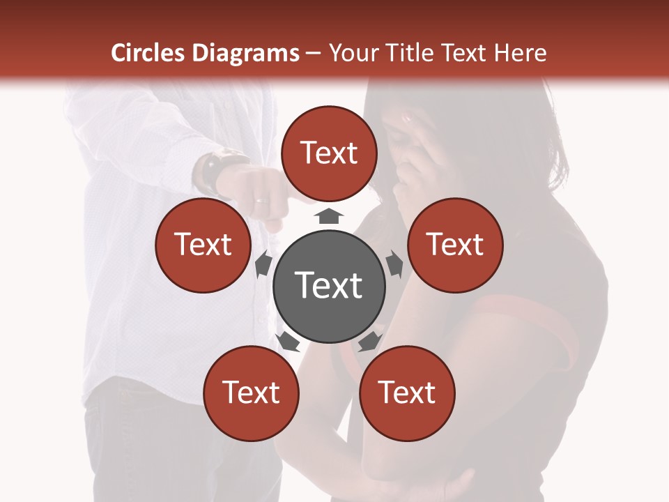 Angry Couple PowerPoint Template