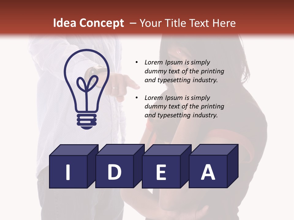 Angry Couple PowerPoint Template