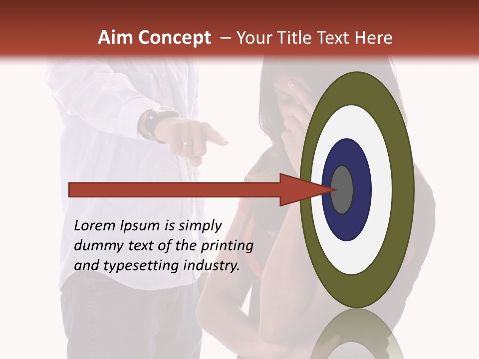 Angry Couple PowerPoint Template