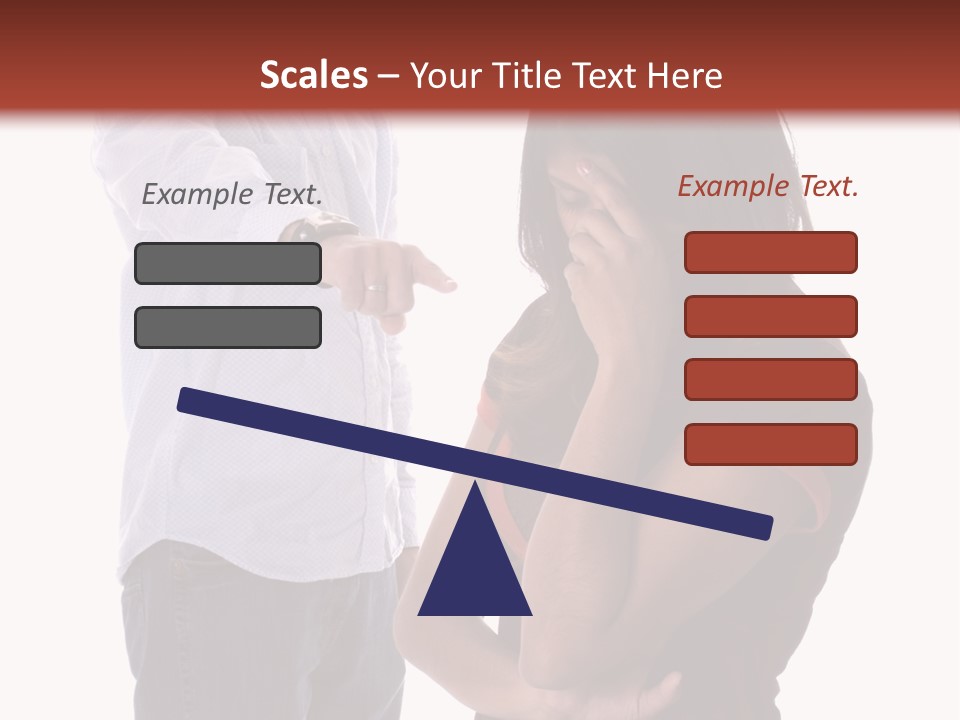 Angry Couple PowerPoint Template