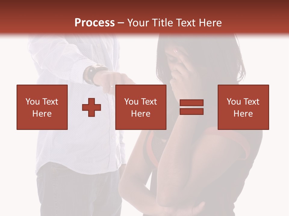 Angry Couple PowerPoint Template