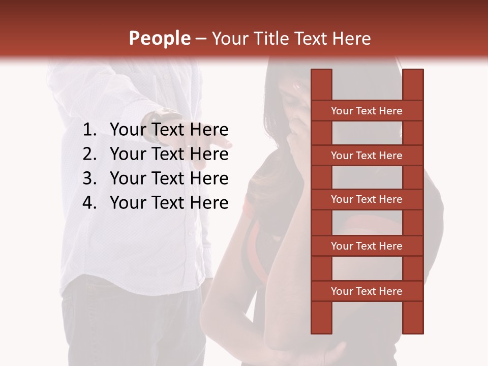 Angry Couple PowerPoint Template