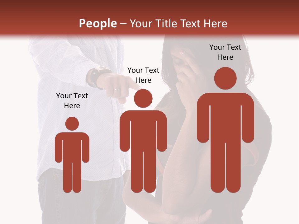 Angry Couple PowerPoint Template