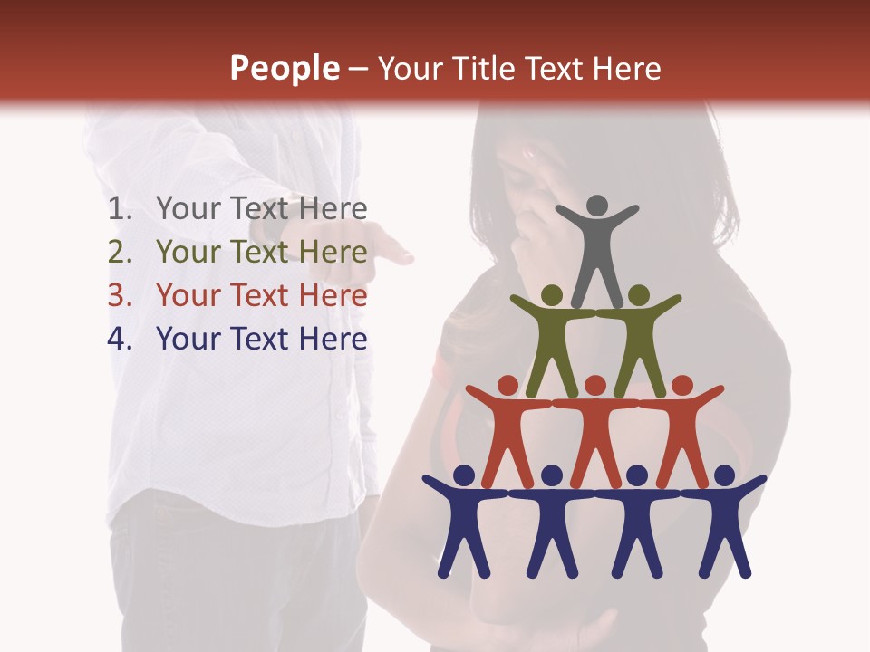 Angry Couple PowerPoint Template