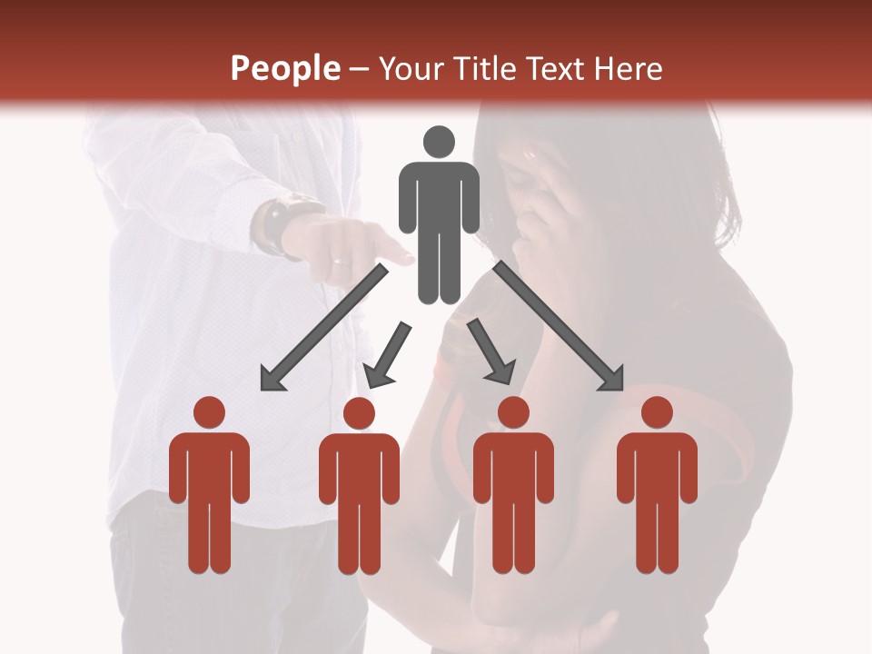 Angry Couple PowerPoint Template
