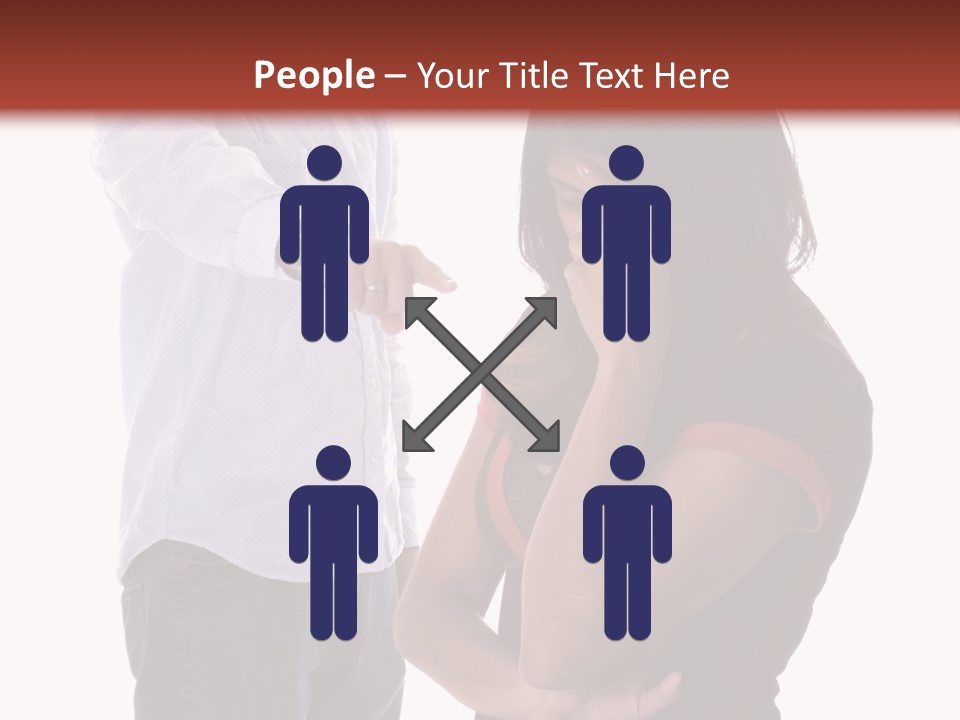 Angry Couple PowerPoint Template