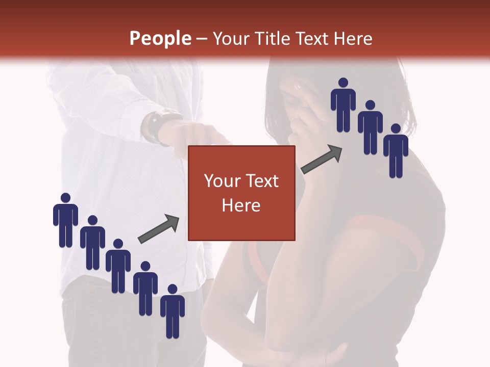 Angry Couple PowerPoint Template