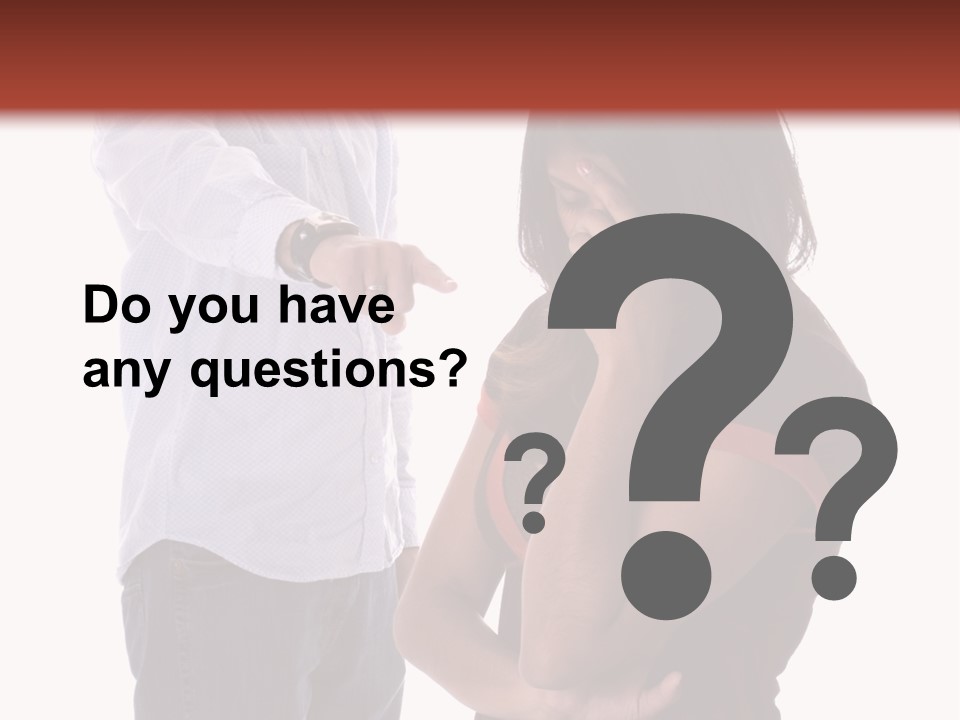 Angry Couple PowerPoint Template