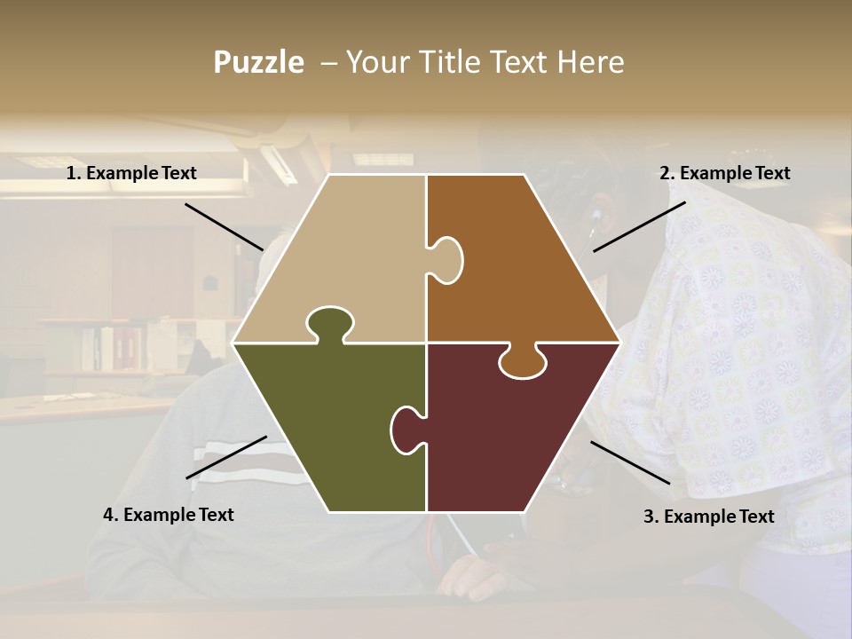 "Blood Pressure Check" Nursing Staff Checking Blood Pressure Of Nursing Home Resident. PowerPoint Template