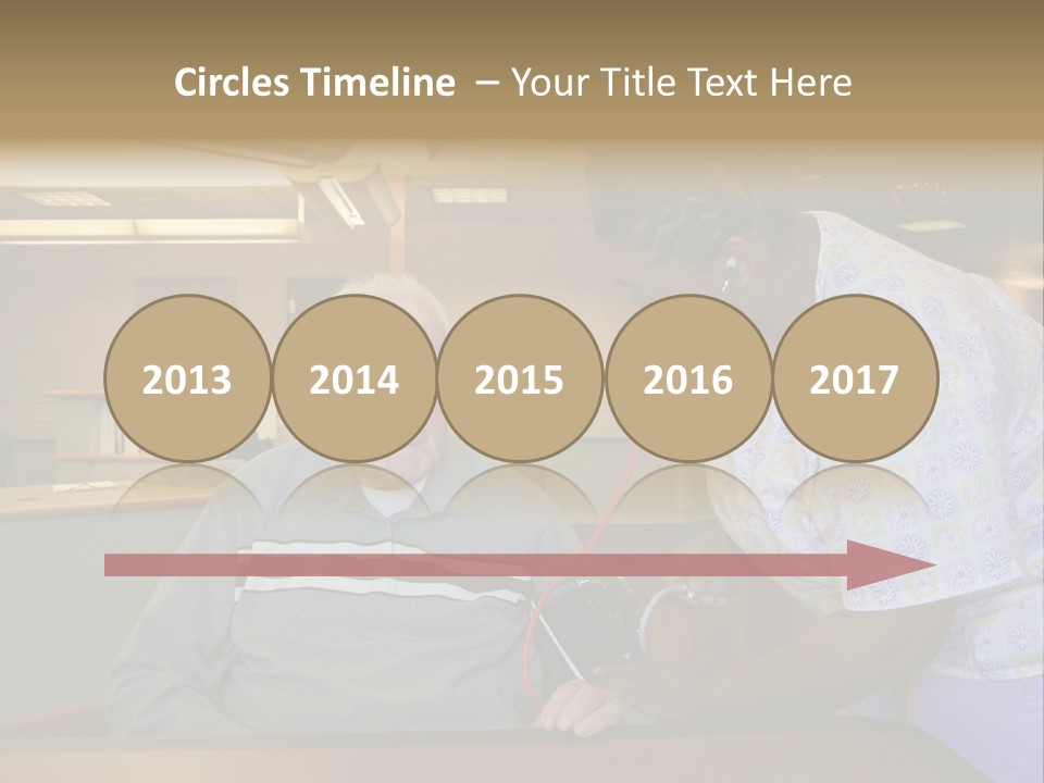 "Blood Pressure Check" Nursing Staff Checking Blood Pressure Of Nursing Home Resident. PowerPoint Template