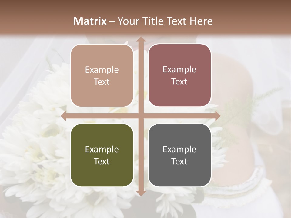 A Series Of Wedding Pictures. PowerPoint Template