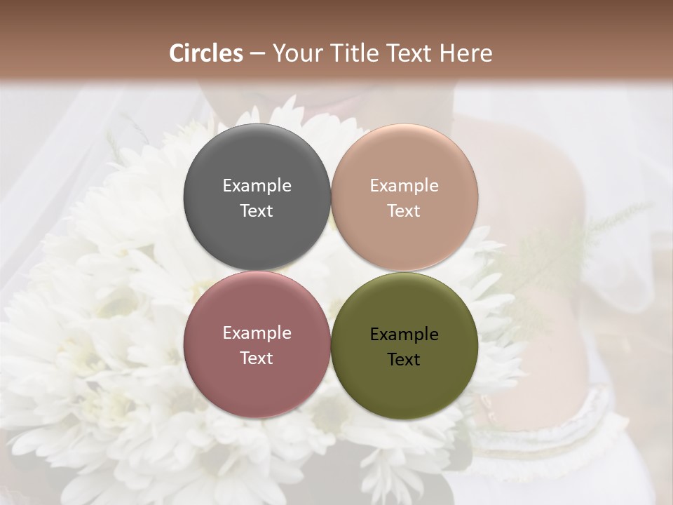 A Series Of Wedding Pictures. PowerPoint Template