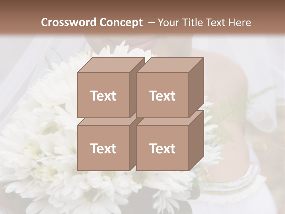 A Series Of Wedding Pictures. PowerPoint Template