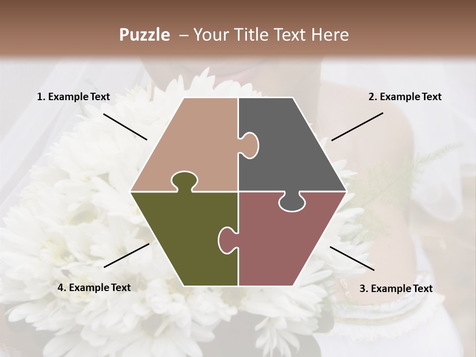 A Series Of Wedding Pictures. PowerPoint Template