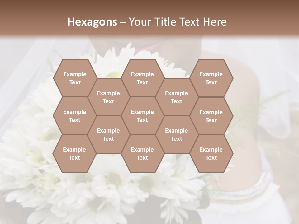 A Series Of Wedding Pictures. PowerPoint Template