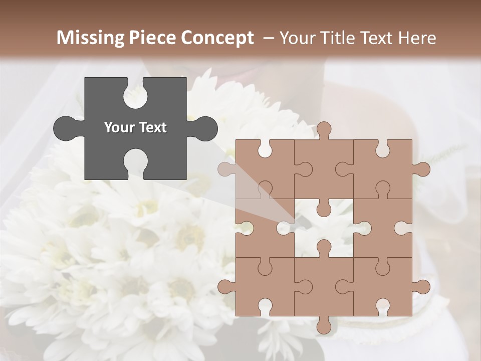 A Series Of Wedding Pictures. PowerPoint Template