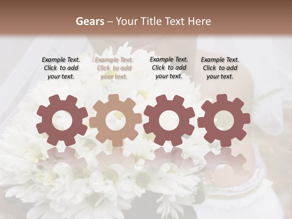 A Series Of Wedding Pictures. PowerPoint Template