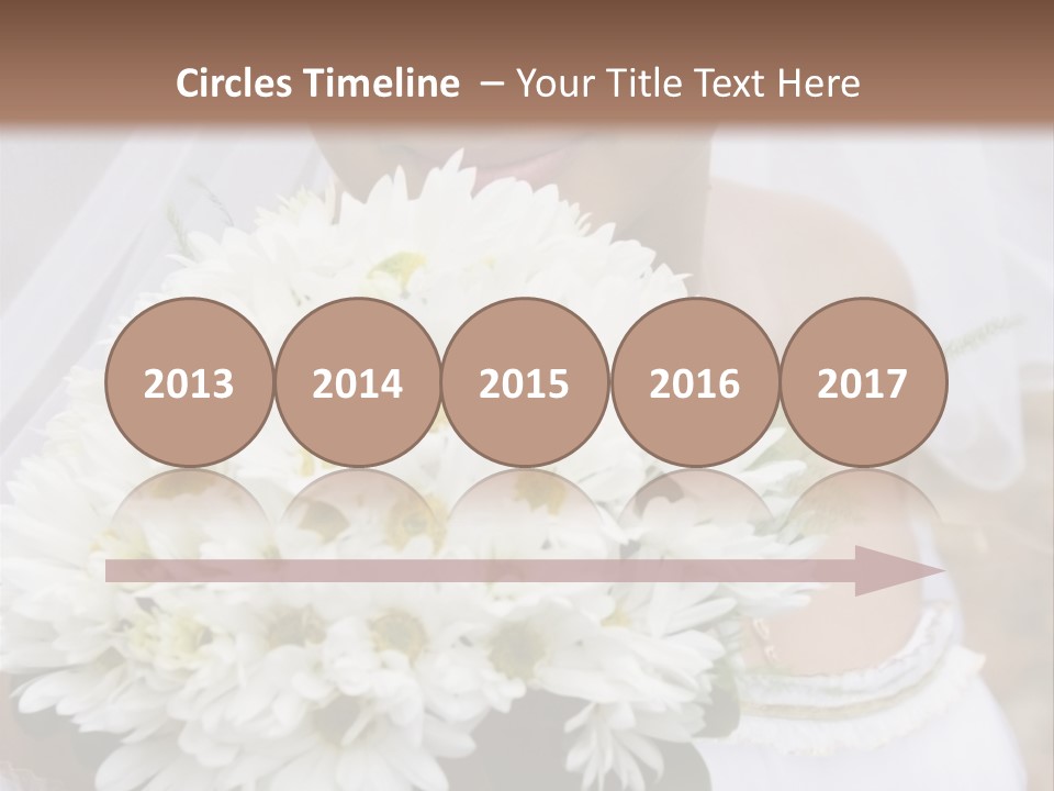 A Series Of Wedding Pictures. PowerPoint Template