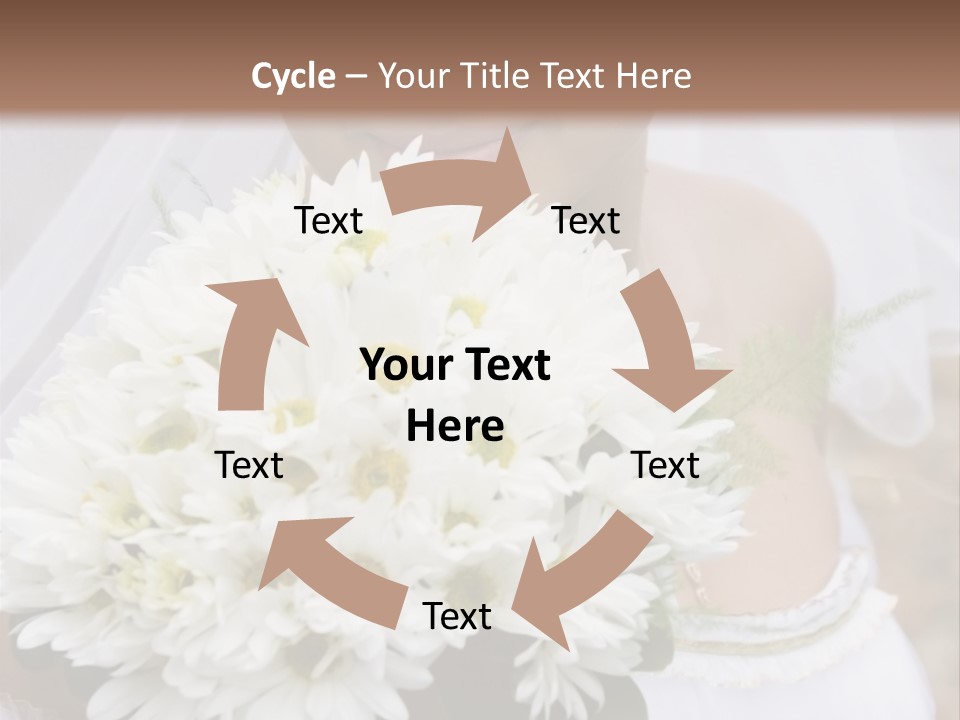 A Series Of Wedding Pictures. PowerPoint Template