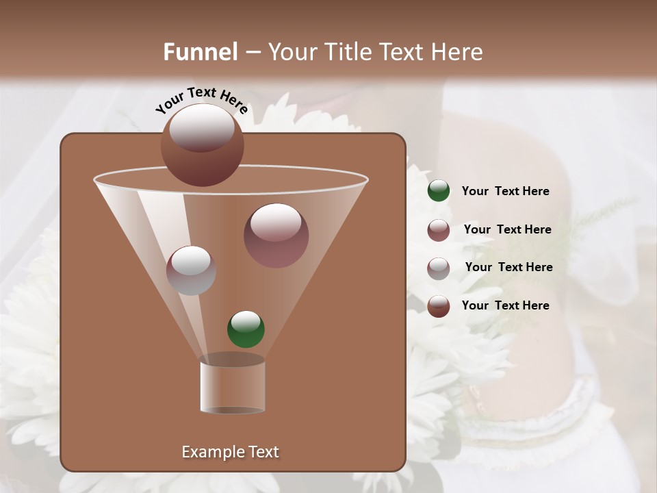 A Series Of Wedding Pictures. PowerPoint Template