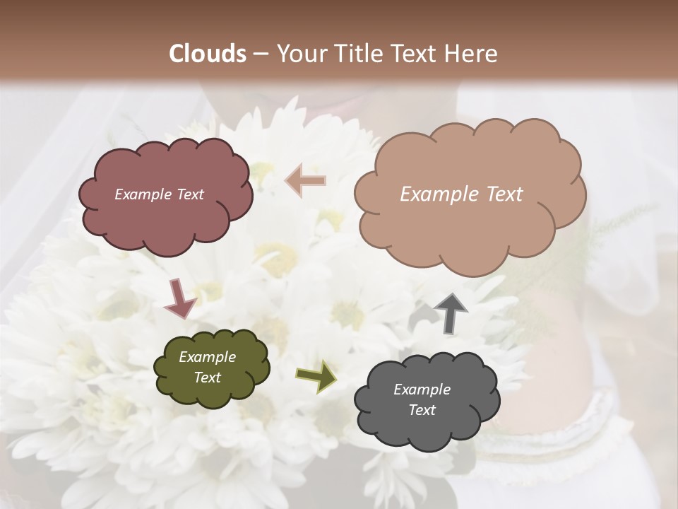 A Series Of Wedding Pictures. PowerPoint Template