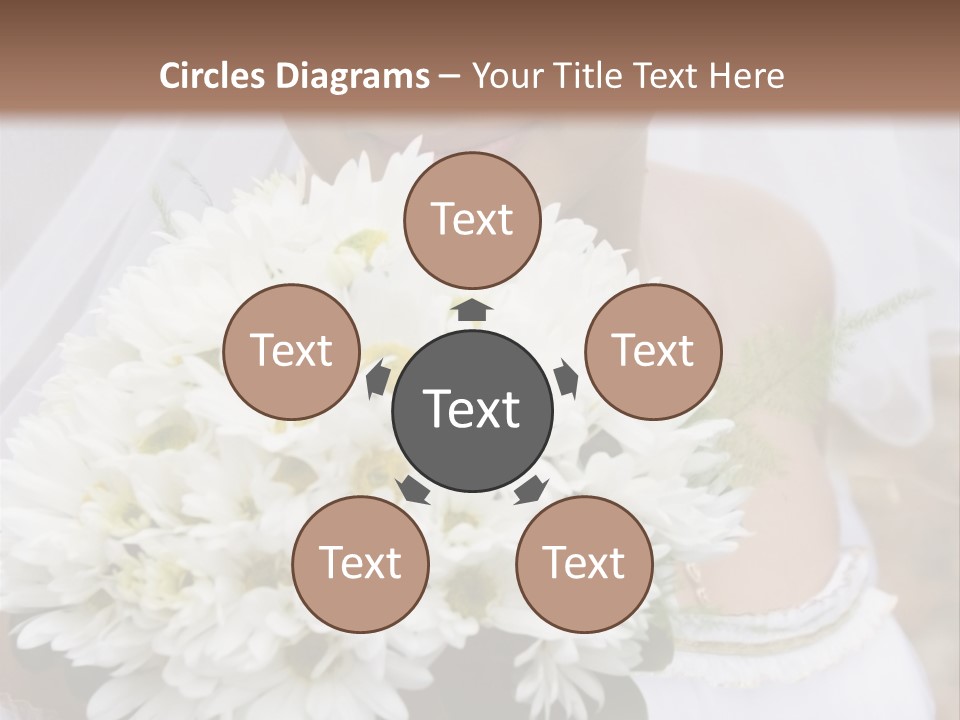A Series Of Wedding Pictures. PowerPoint Template