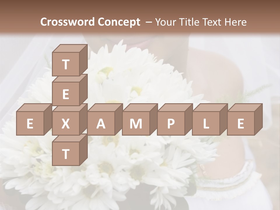 A Series Of Wedding Pictures. PowerPoint Template