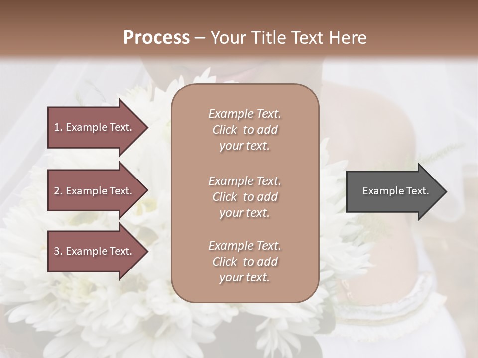 A Series Of Wedding Pictures. PowerPoint Template