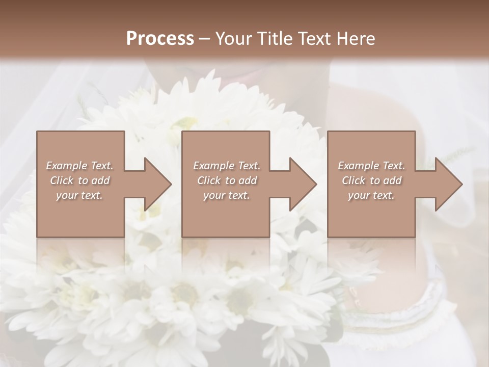 A Series Of Wedding Pictures. PowerPoint Template