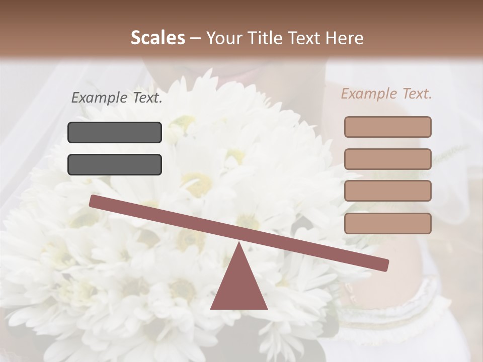 A Series Of Wedding Pictures. PowerPoint Template