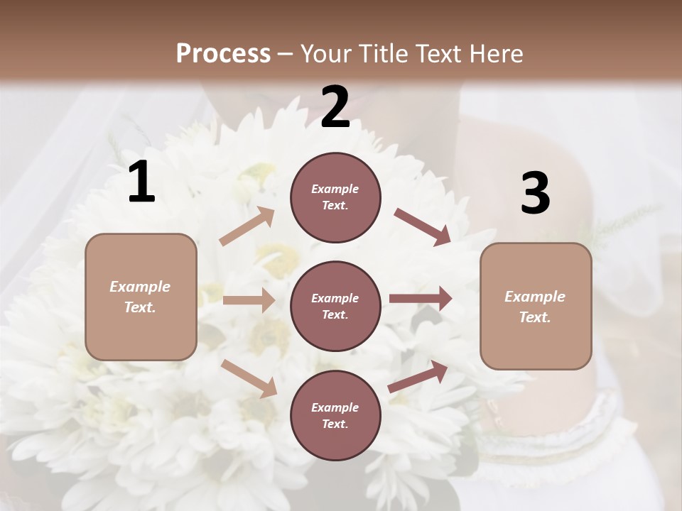 A Series Of Wedding Pictures. PowerPoint Template