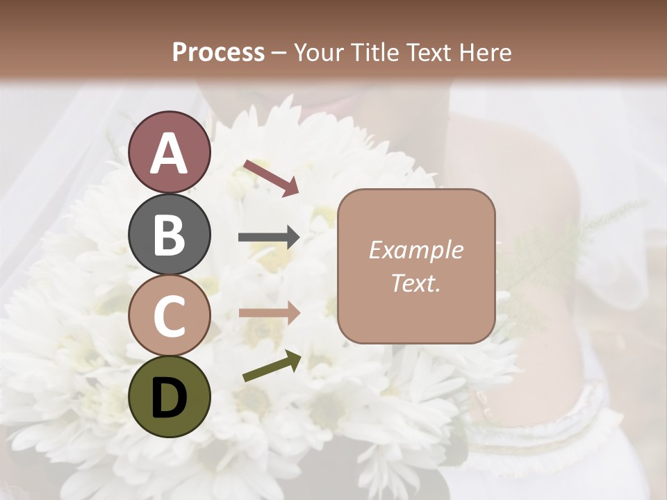 A Series Of Wedding Pictures. PowerPoint Template