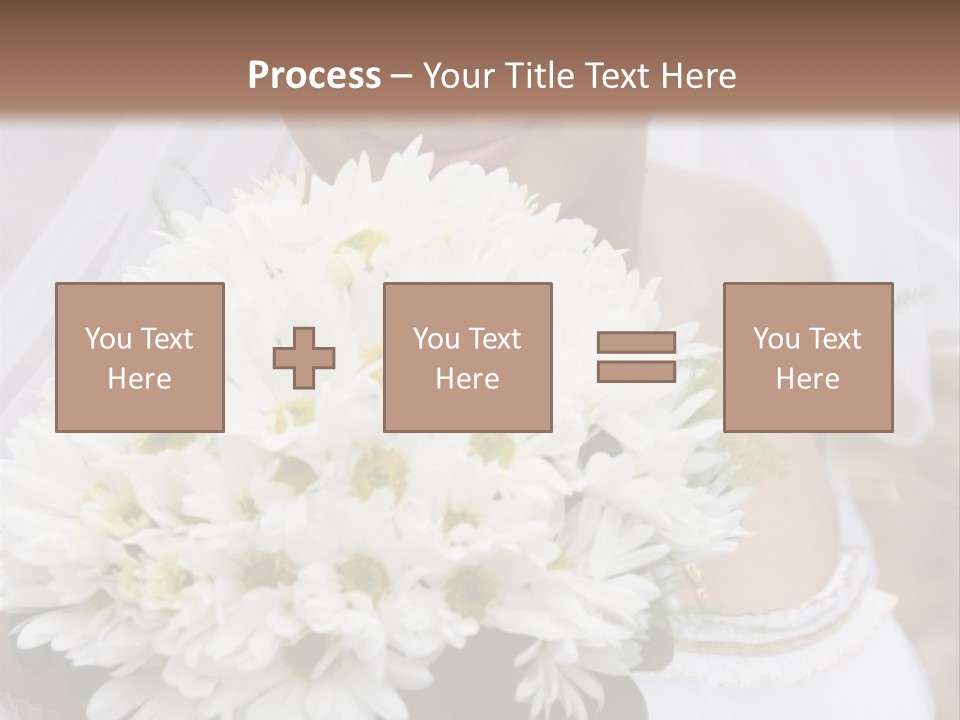 A Series Of Wedding Pictures. PowerPoint Template