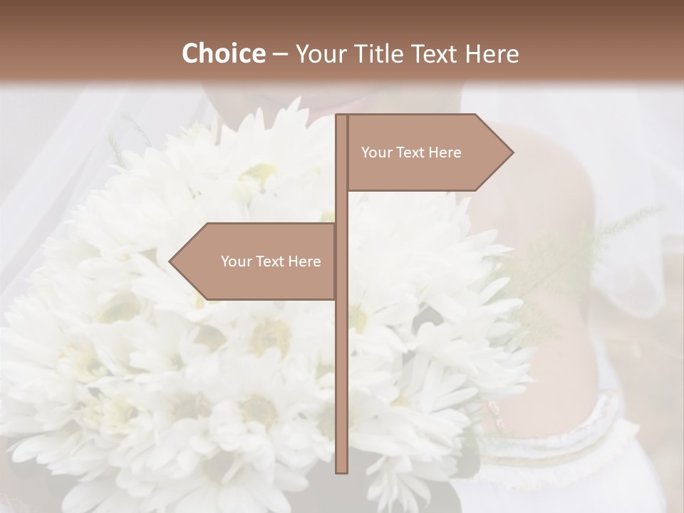 A Series Of Wedding Pictures. PowerPoint Template