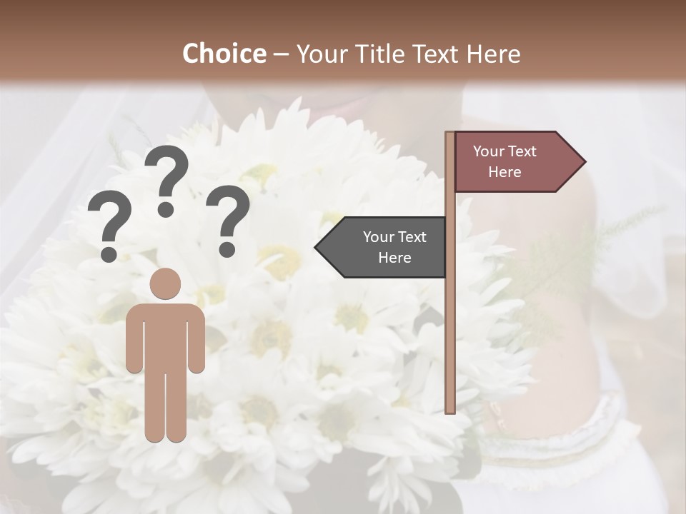 A Series Of Wedding Pictures. PowerPoint Template