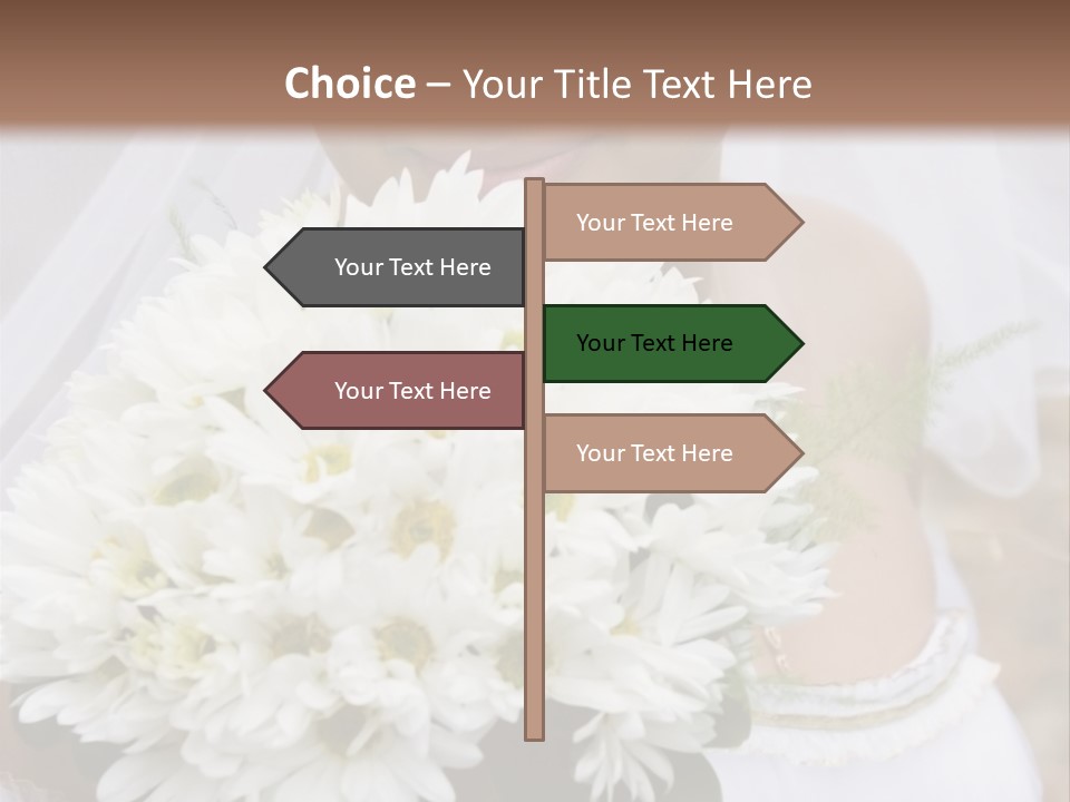 A Series Of Wedding Pictures. PowerPoint Template