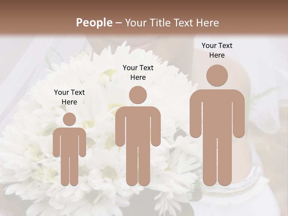 A Series Of Wedding Pictures. PowerPoint Template