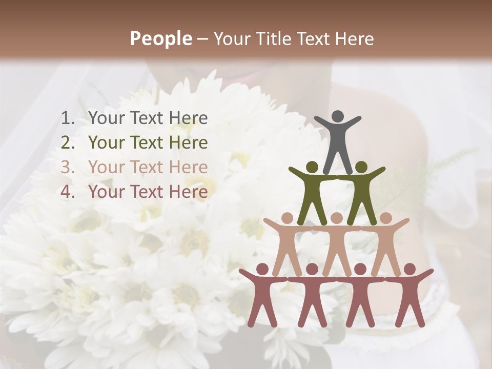A Series Of Wedding Pictures. PowerPoint Template