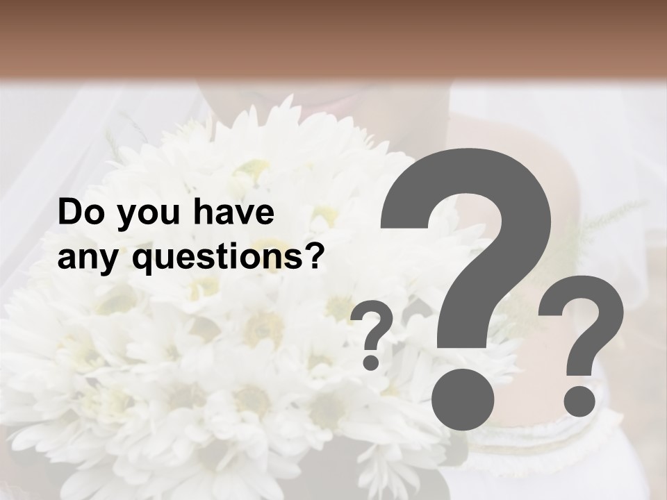 A Series Of Wedding Pictures. PowerPoint Template