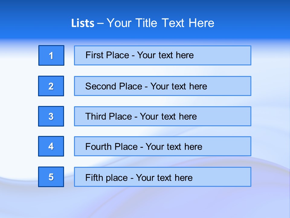 Blue Background PowerPoint Template