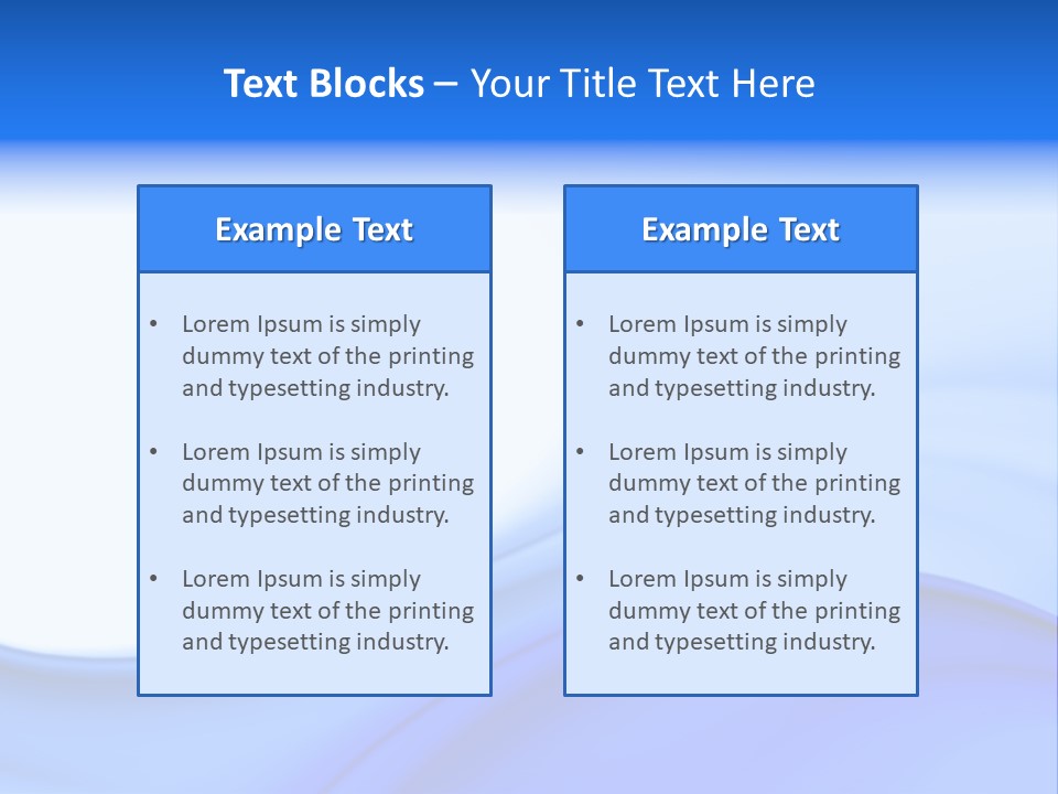 Blue Background PowerPoint Template