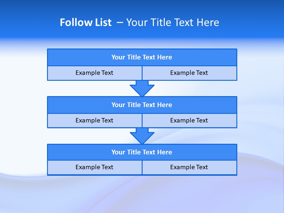 Blue Background PowerPoint Template