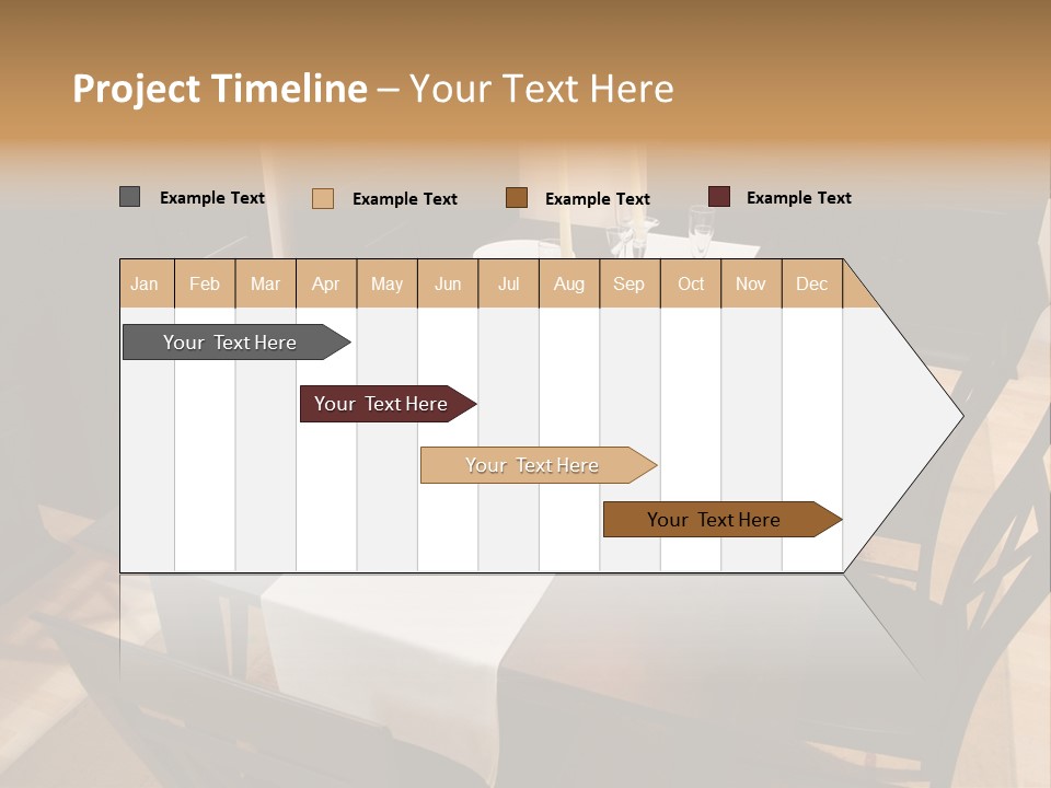 Dining Room Interior 2 PowerPoint Template