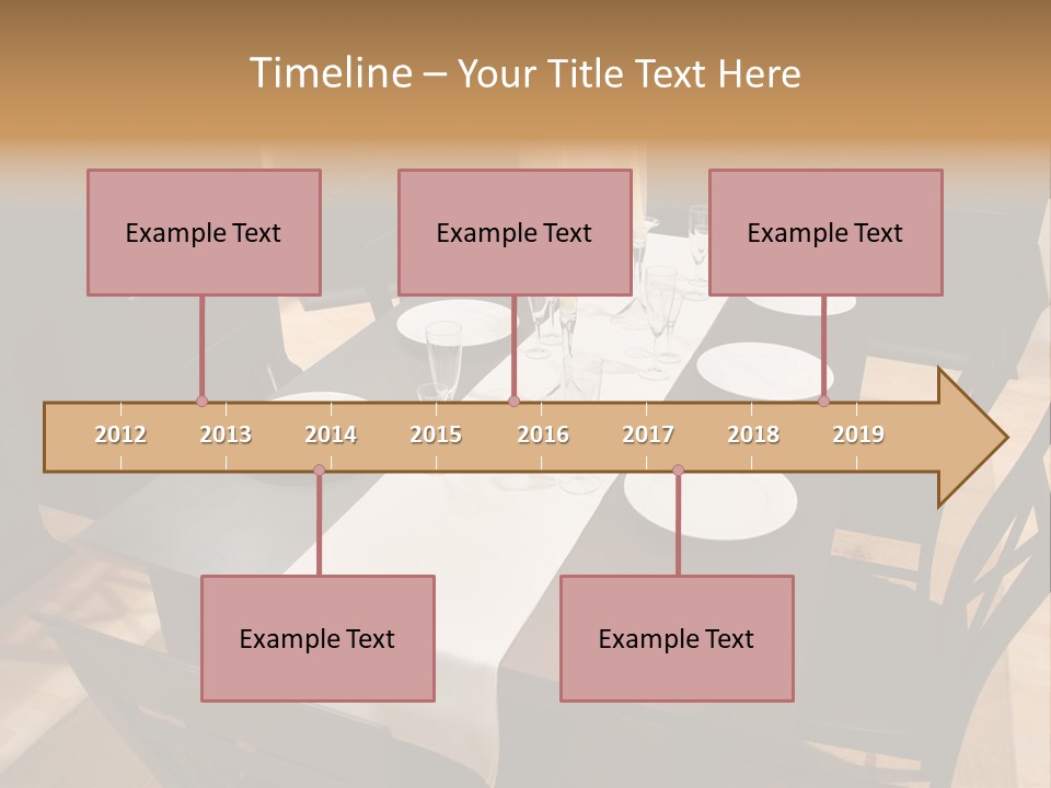 Dining Room Interior 2 PowerPoint Template