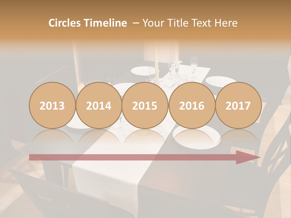 Dining Room Interior 2 PowerPoint Template