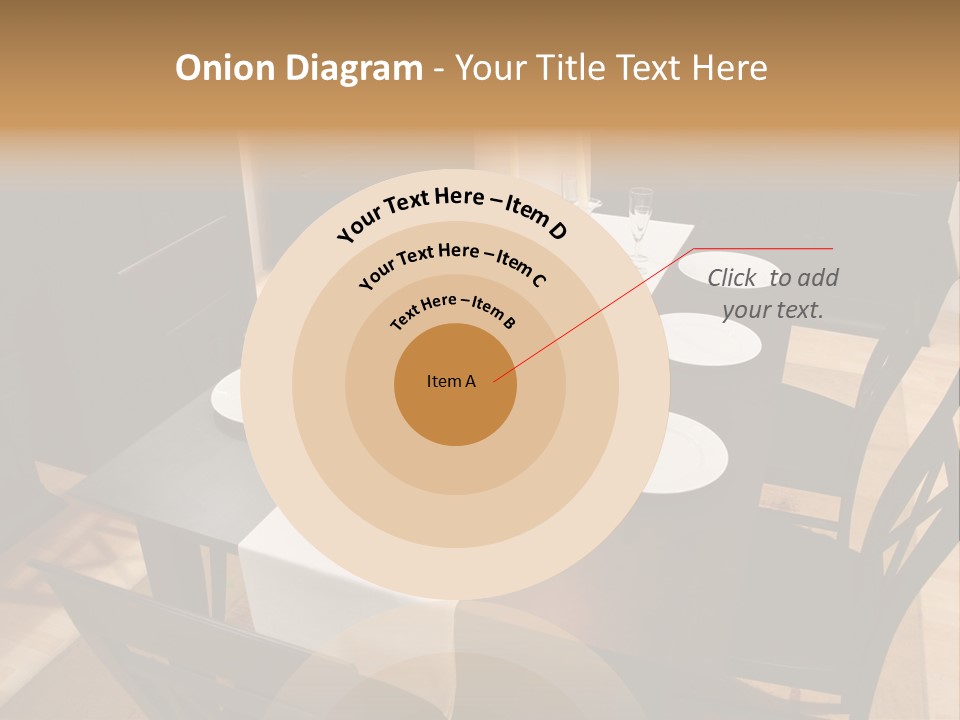 Dining Room Interior 2 PowerPoint Template