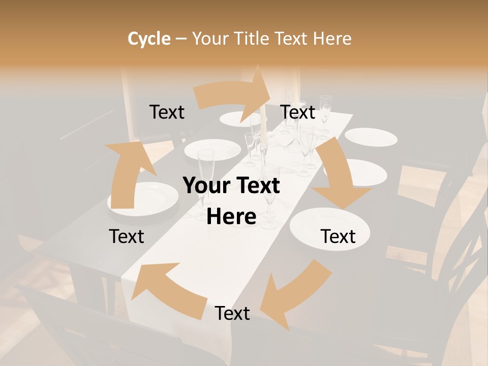 Dining Room Interior 2 PowerPoint Template