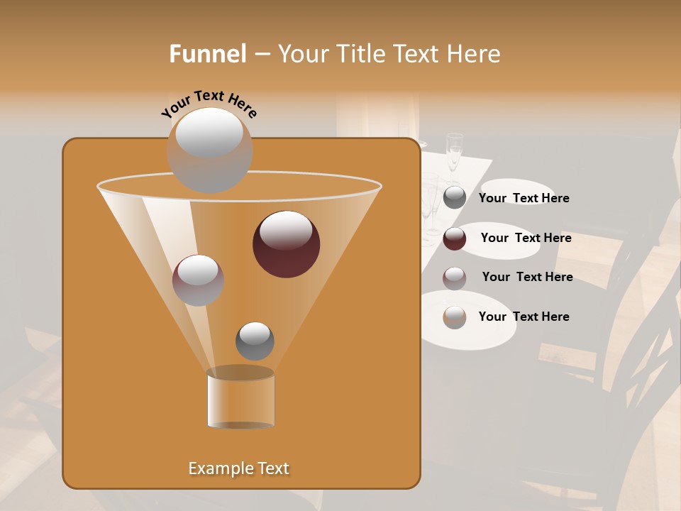 Dining Room Interior 2 PowerPoint Template