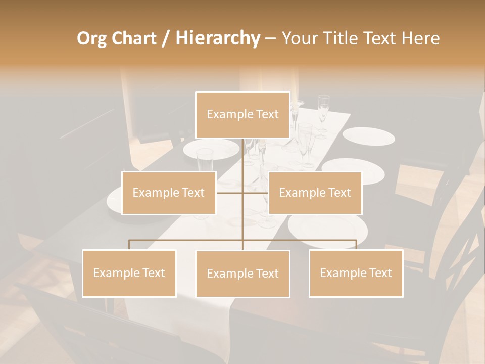 Dining Room Interior 2 PowerPoint Template